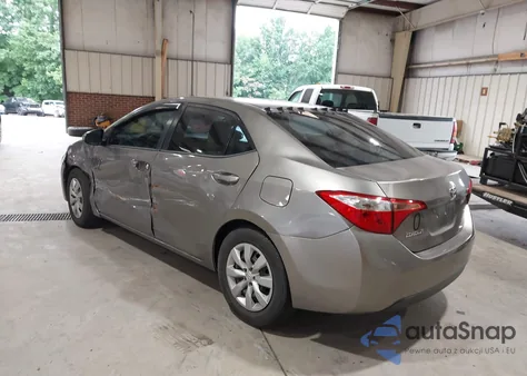 2016 Toyota Corolla Le из США, поврежденный, VIN 2T1BURHE8GC532887